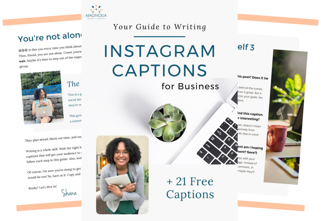Writing Instagram Captions for Business Guide + Free Captions image