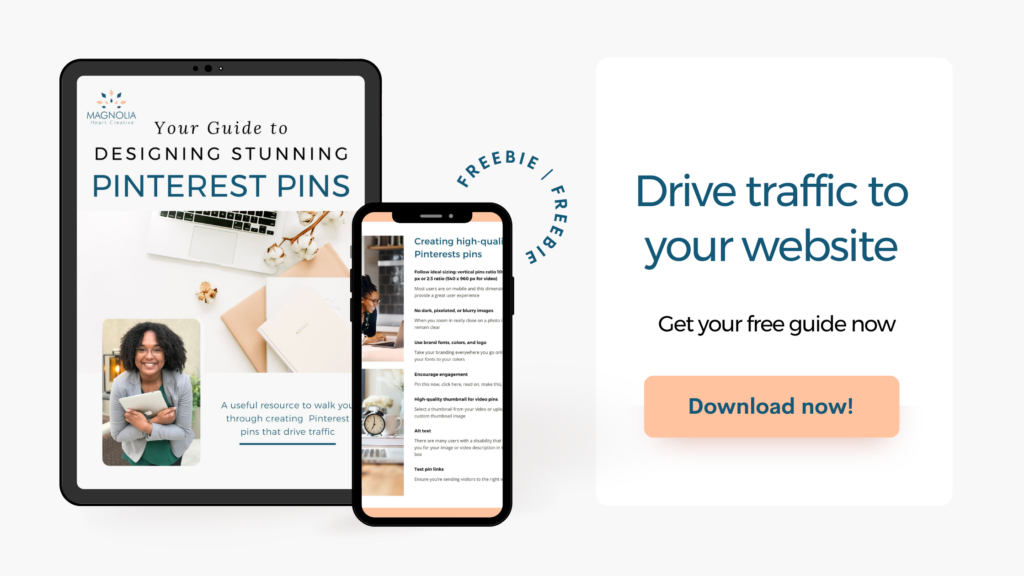 Pinterest Design for Blog: drive traffic to your website. download